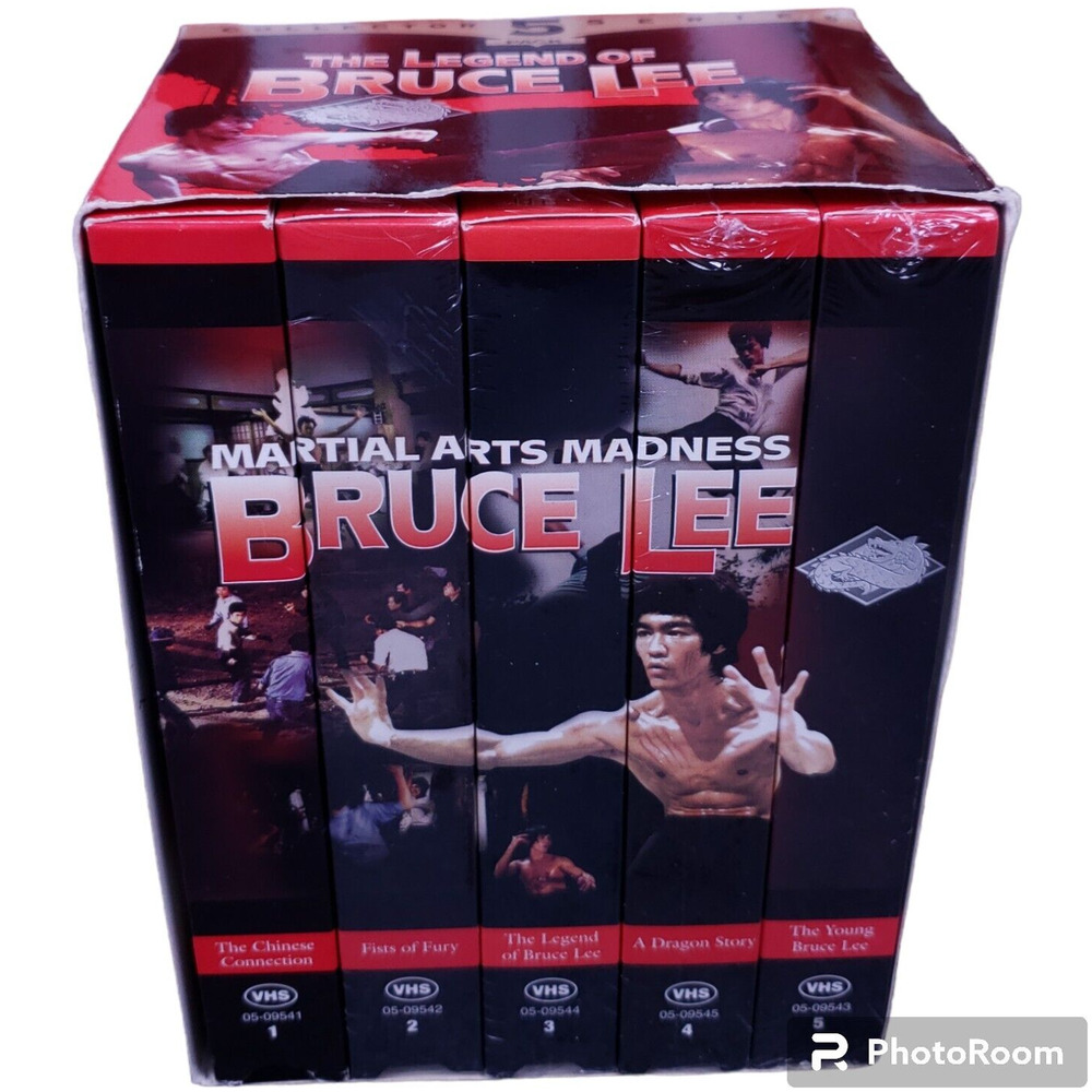 Legend of Bruce Lee Collector Series VHS Set 4/5 Sealed | Kung Fu Movie Lot